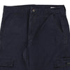 Vintage navy Wrangler Cargo Trousers - mens 34" waist