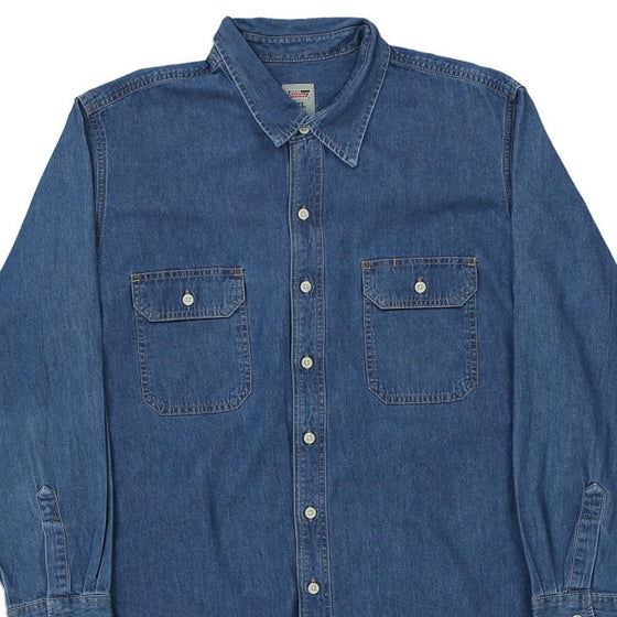 Vintage blue Dickies Denim Shirt - mens xx-large