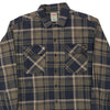 Vintage khaki Dickies Flannel Shirt - mens large