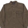 Vintage khaki Nautica Shirt - mens medium