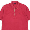 Vintage red Burberry London Polo Shirt - mens large