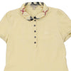 Burberry Brit Polo Shirt - Small Yellow Cotton