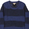 Burberry Brit Jumper Dress - Small Blue Wool Blend