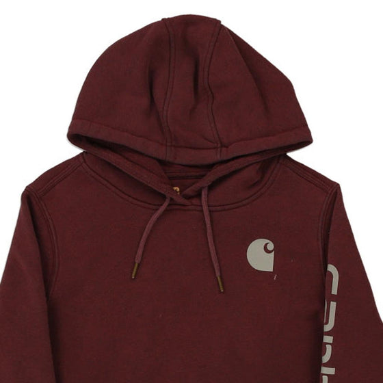 Vintage burgundy Carhartt Hoodie - womens medium