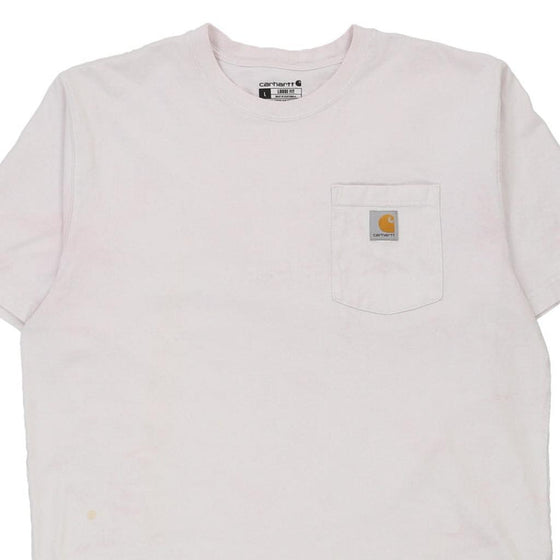 Vintage white Carhartt T-Shirt - mens large