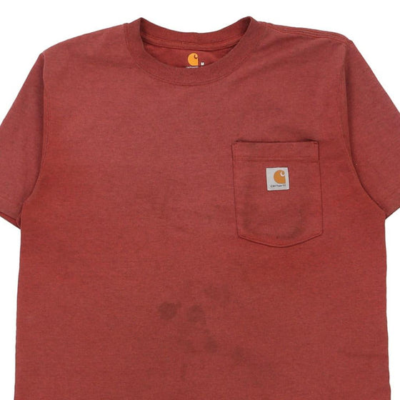 Vintage burgundy Carhartt T-Shirt - mens medium