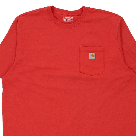 Vintage red Carhartt T-Shirt - mens xx-large