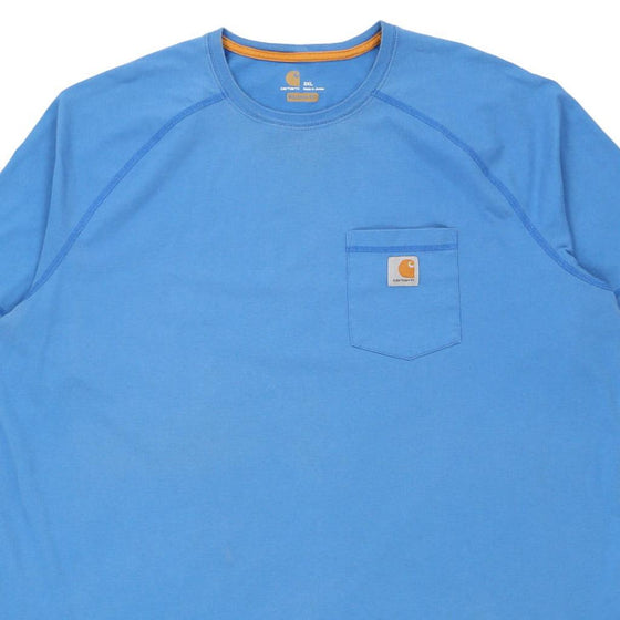 Vintage blue Carhartt T-Shirt - mens xx-large