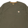 Vintage khaki Carhartt T-Shirt - mens xx-large