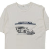 Vintage white Chamberlain Engineering Chamberlain T-Shirt - mens large