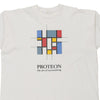 Vintage white Proteon T-Shirt - mens x-large