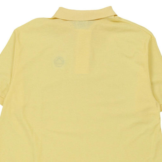 Vintage yellow Lotus Screenmates Polo Shirt - mens x-large