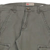 Vintage grey Wrangler Cargo Trousers - womens 30" waist