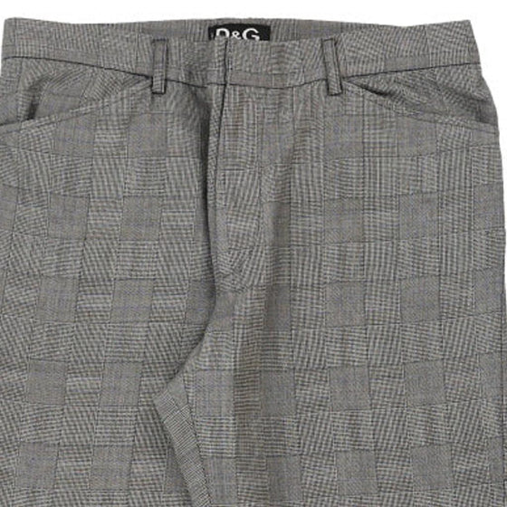 Vintage grey Dolce & Gabbana Trousers - mens 36" waist