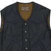 Vintage navy Armani Jeans Gilet - mens x-large