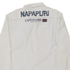 Vintage white Napapijri Shirt - mens xxx-large