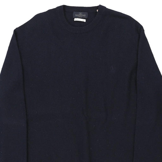 Vintage navy Valentino Jumper - mens xxx-large