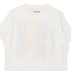 Vintage white Dsquared2 T-Shirt - mens large