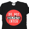 Vintage black Moschino T-Shirt - womens xx-large