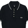 Vintage black Armani Jeans Polo Shirt - mens small