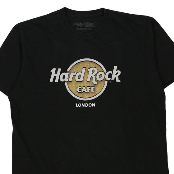 Vintage black London Hard Rock Cafe T-Shirt - mens large