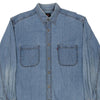 Vintage blue Levis Denim Shirt - mens medium