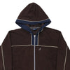 Vintage brown Asics Hoodie - mens x-large