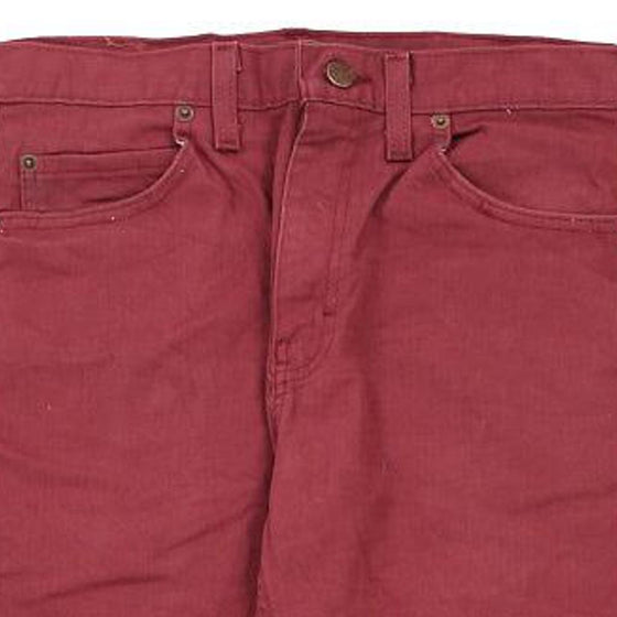 Vintage burgundy Dickies Jeans - womens 32" waist