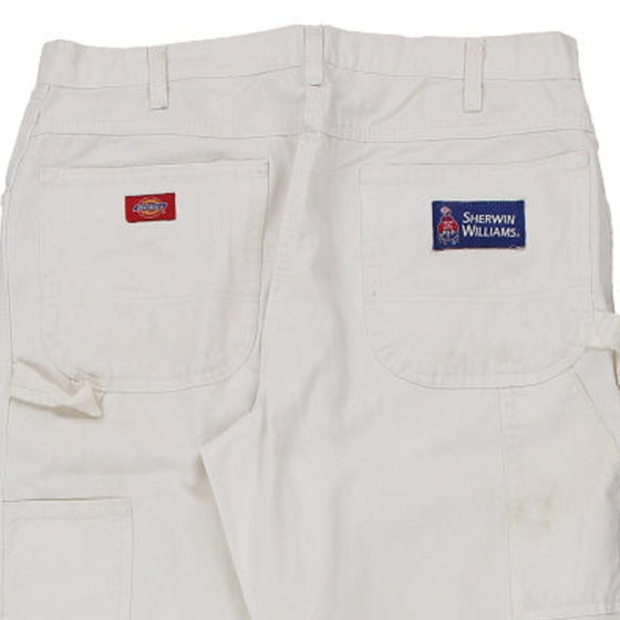 Vintage white Dickies Carpenter Trousers - mens 36" waist