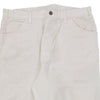 Vintage white Dickies Carpenter Trousers - mens 36" waist