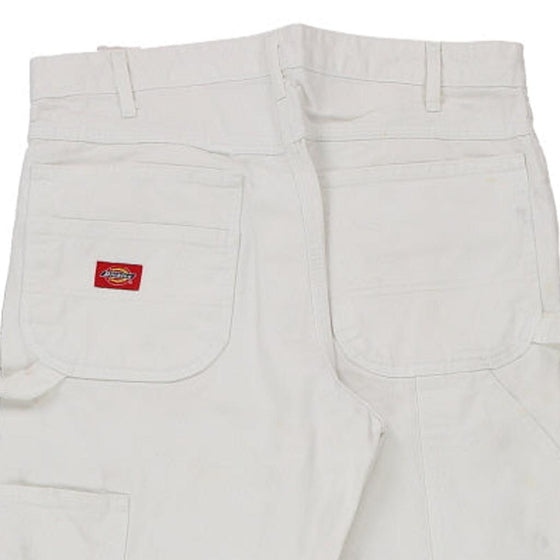 Vintage white Dickies Carpenter Trousers - mens 34" waist