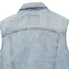 Vintage blue Levis Denim Gilet - mens medium