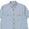 Vintage blue Carhartt Denim Shirt - mens large