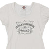 Vintage white Harley Davidson T-Shirt - womens large