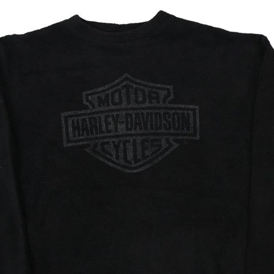 Vintage black Harley Davidson Fleece - mens x-large