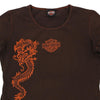 Vintage brown Harley Davidson T-Shirt - womens large