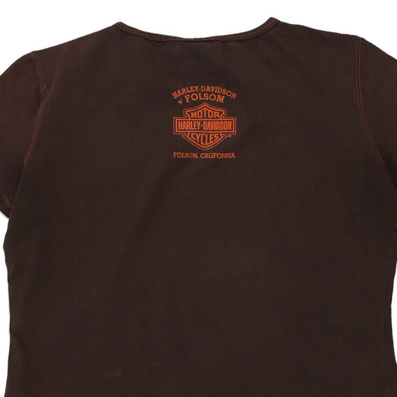 Vintage brown Harley Davidson T-Shirt - womens large