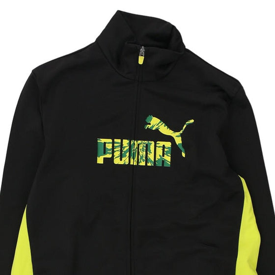 Vintage black Age 13-14 Puma Track Jacket - boys medium