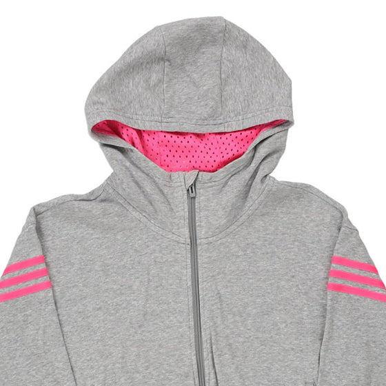 Vintage grey Age 11-12 Adidas Hoodie - girls medium