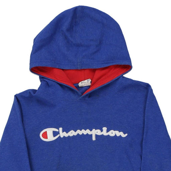 Vintage blue Age 11-12 Champion Hoodie - boys medium