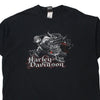 Vintage black Redwood City, CA Harley Davidson T-Shirt - mens xxx-large