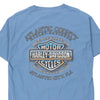 Vintage blue Atlantic City, NJ Harley Davidson T-Shirt - mens large