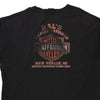 Vintage black New Berlin, WI Harley Davidson T-Shirt - mens xxx-large