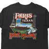 Vintage black Paris Texas Harley Davidson T-Shirt - mens x-large