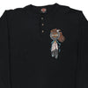 Vintage black Elgin, ILL Harley Davidson Long Sleeve T-Shirt - mens x-large