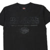 Vintage black Rochester, MN Harley Davidson T-Shirt - mens medium