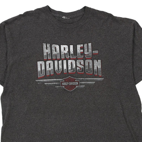 Vintage grey Rochester, NH Harley Davidson T-Shirt - mens xx-large