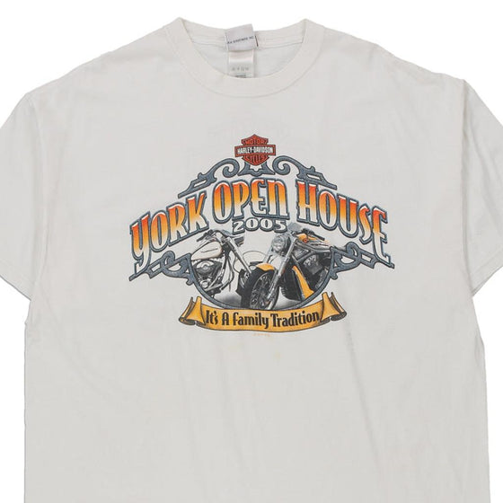 Vintage white 2005 Pennsylvania Harley Davidson T-Shirt - mens x-large