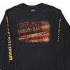 Vintage black Carroll, Ohio Harley Davidson Long Sleeve T-Shirt - mens large