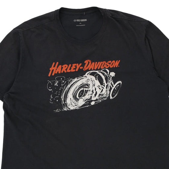 Vintage black Harley Davidson T-Shirt - mens xx-large